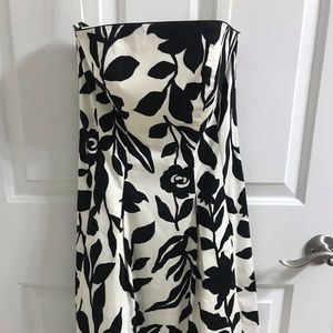 White House Black Market Strapless Dress